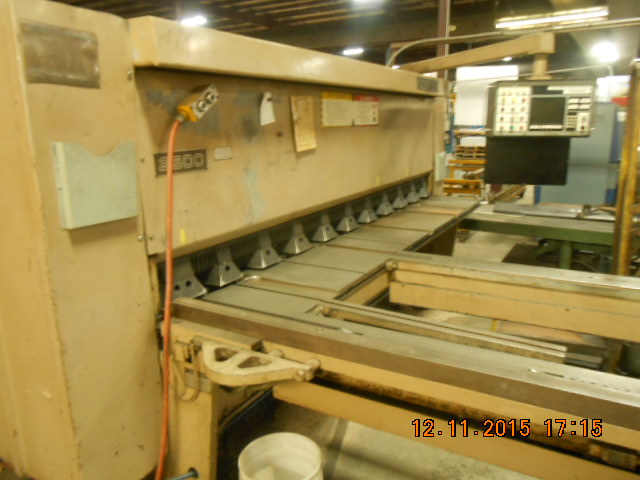 1/4" X 10' Cincinnati Model 2500 FSU Hydraulic Power Squaring Shear