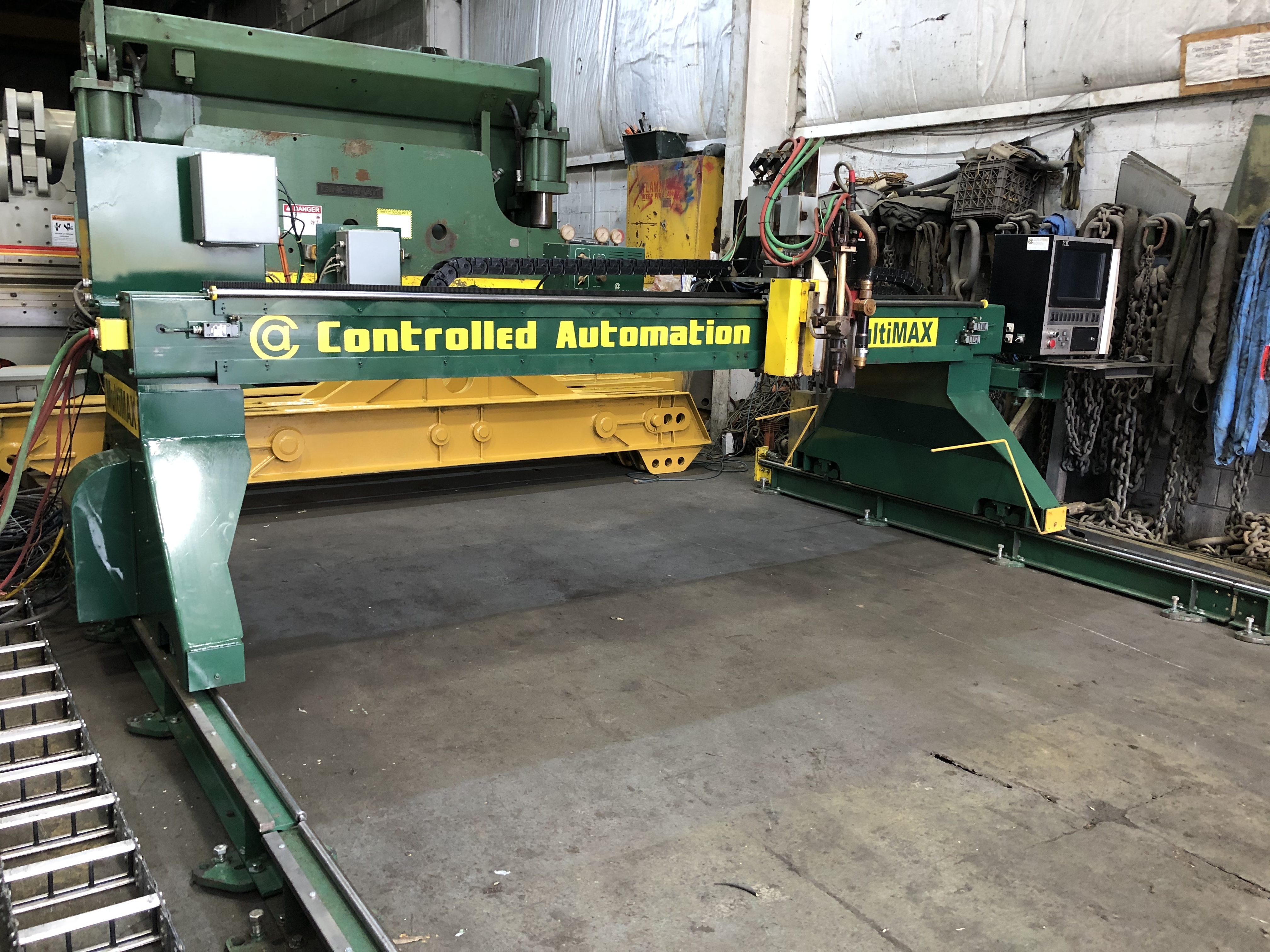 10' X 24'  Controlled Automation Multimax Plasma  / Oxy Cutting System