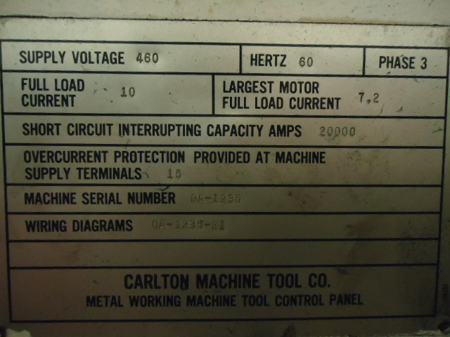 Carlton 4' 9" Radial Drill New 1979