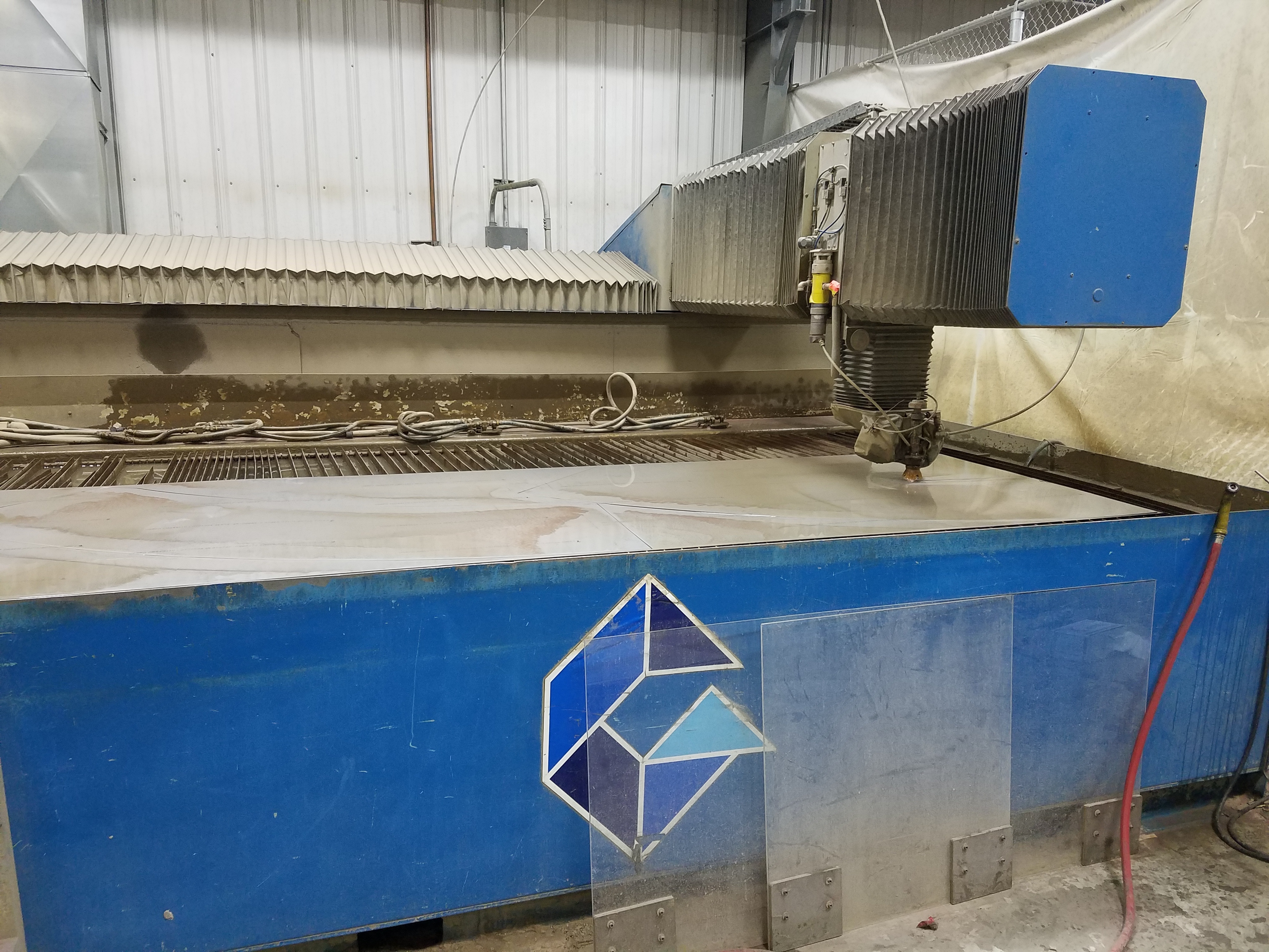 6' X 12' 2004 Flow IFB 6012 Waterjet Cutting System