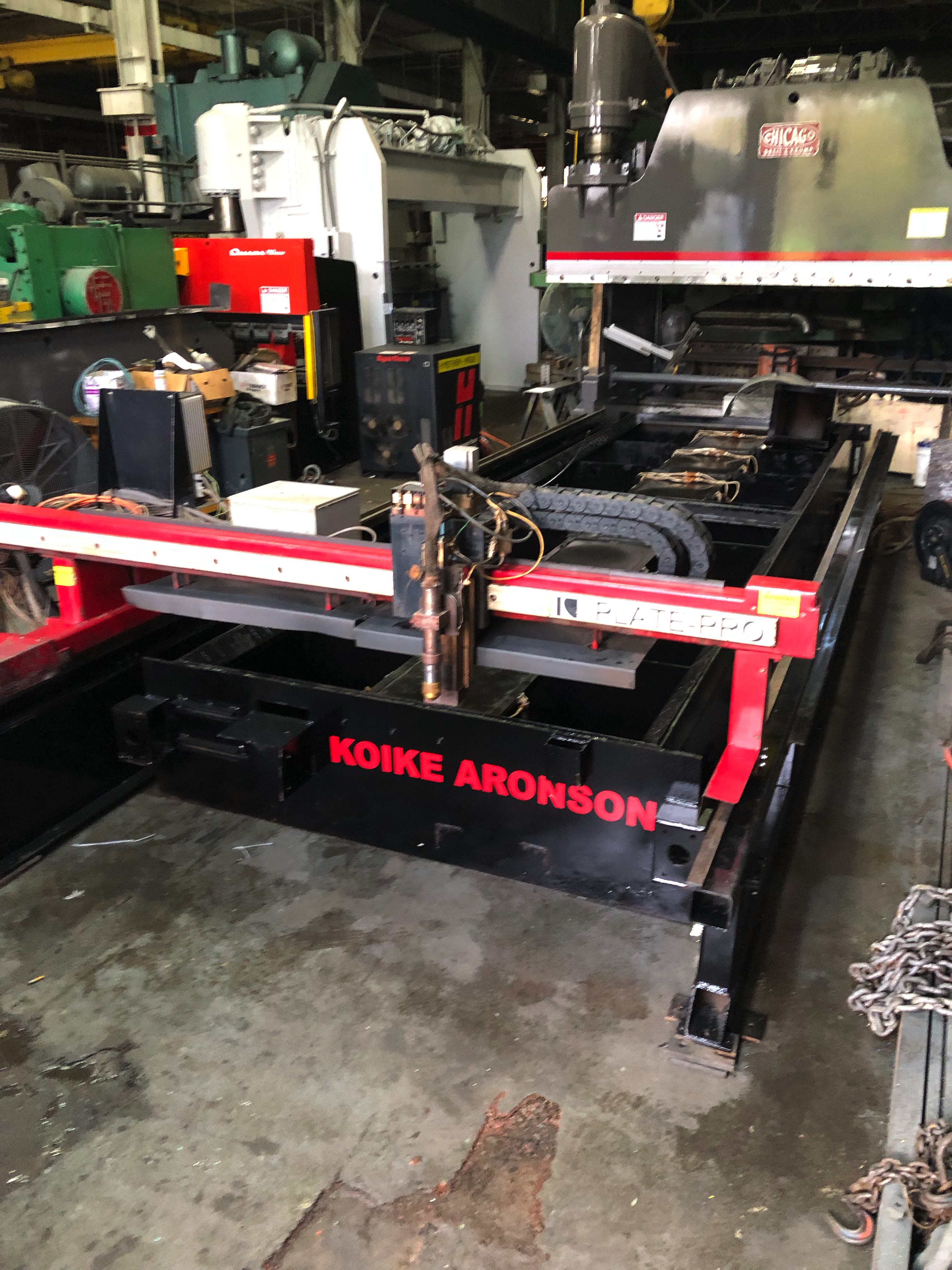 6' X 20'  Koike Plate Pro 2000  Plasma Cutting System