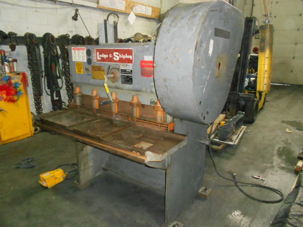 12 Gauge X 40" Lodge & Shipley Model 2CT40i High Speed Power Squaring Shear New 1978