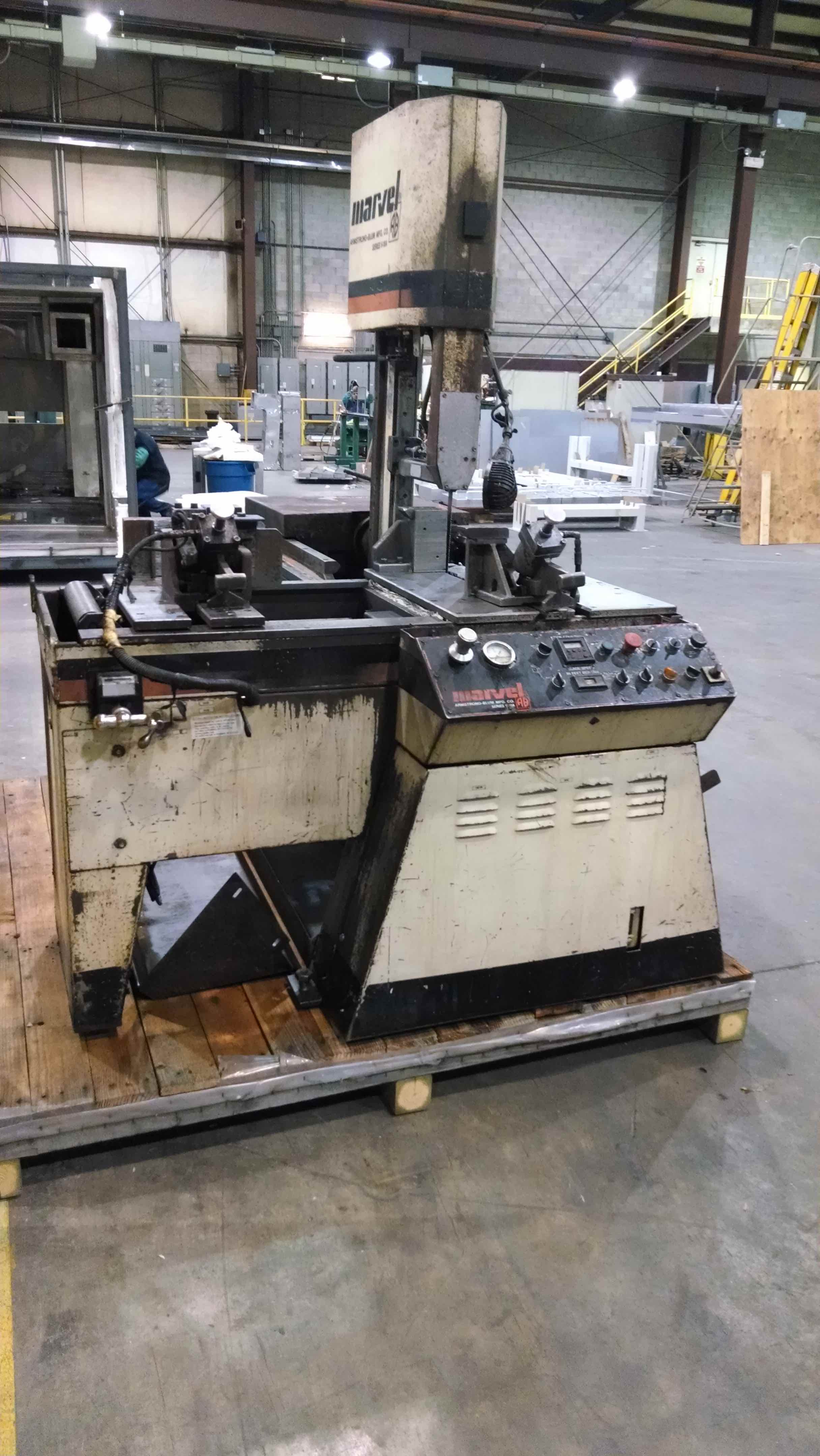 10" X 9" 1990 Marvel V10A2 Vertical Mitre Cutting Band Saw
