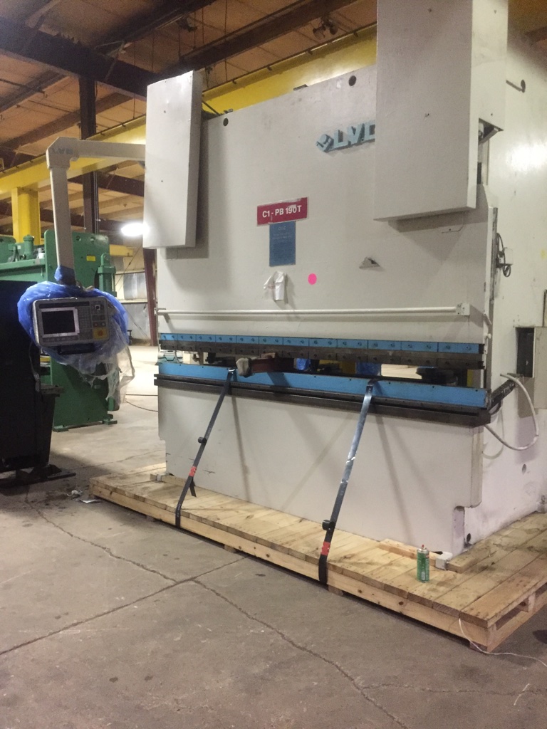190 Ton X 10'  LVD 190/10 PPEB MNC 95 CNC HYDRAULIC PRESS BRAKE