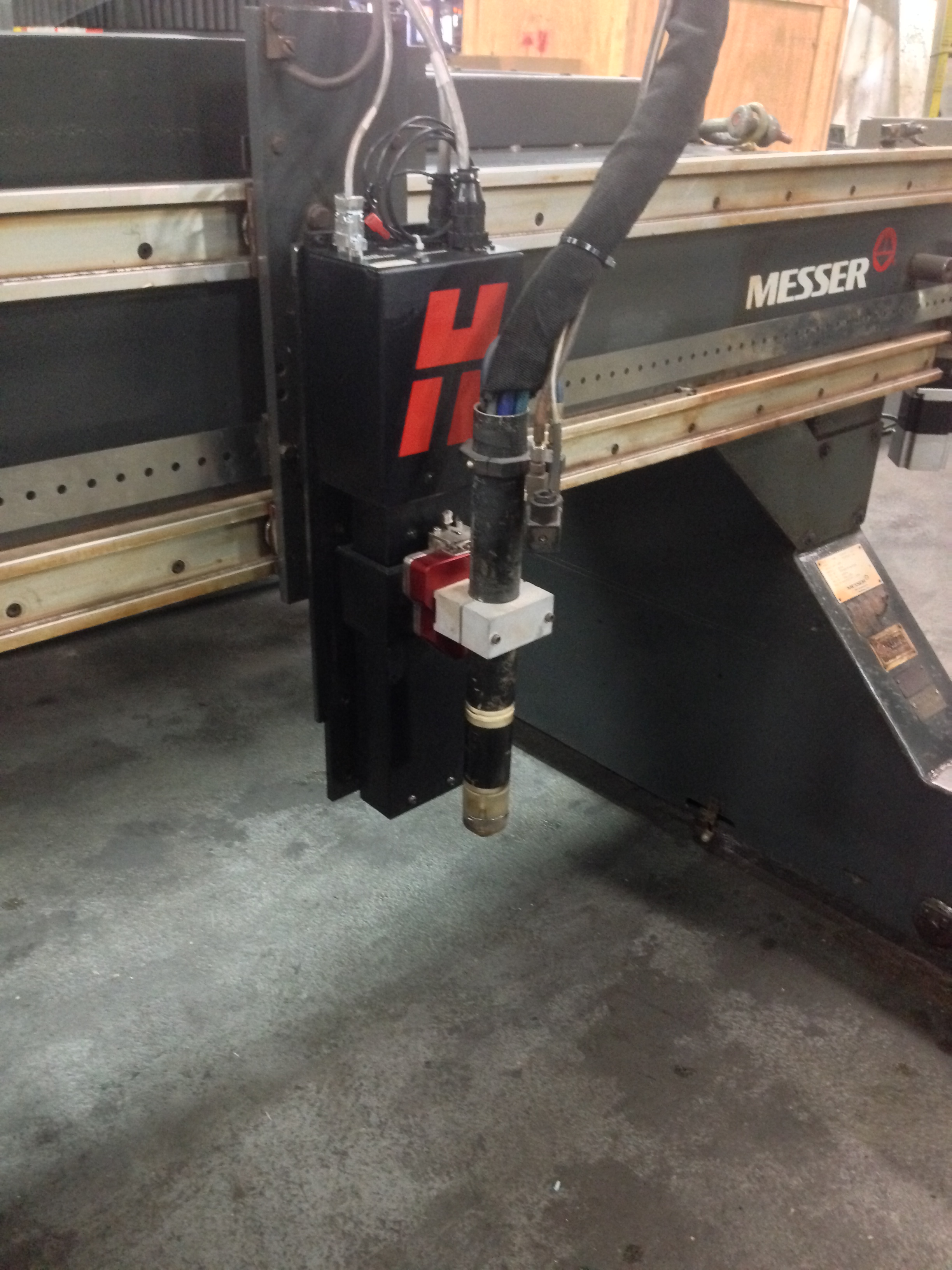 8' X 30' Messer Titan 6/4 LP Plasma Cutting System