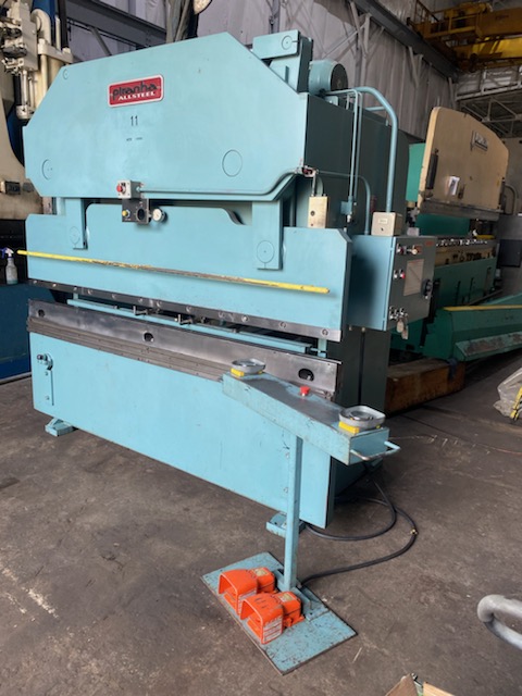 65 Ton X 8' Piranha Allsteel 68-8 Press Brake Press Brake