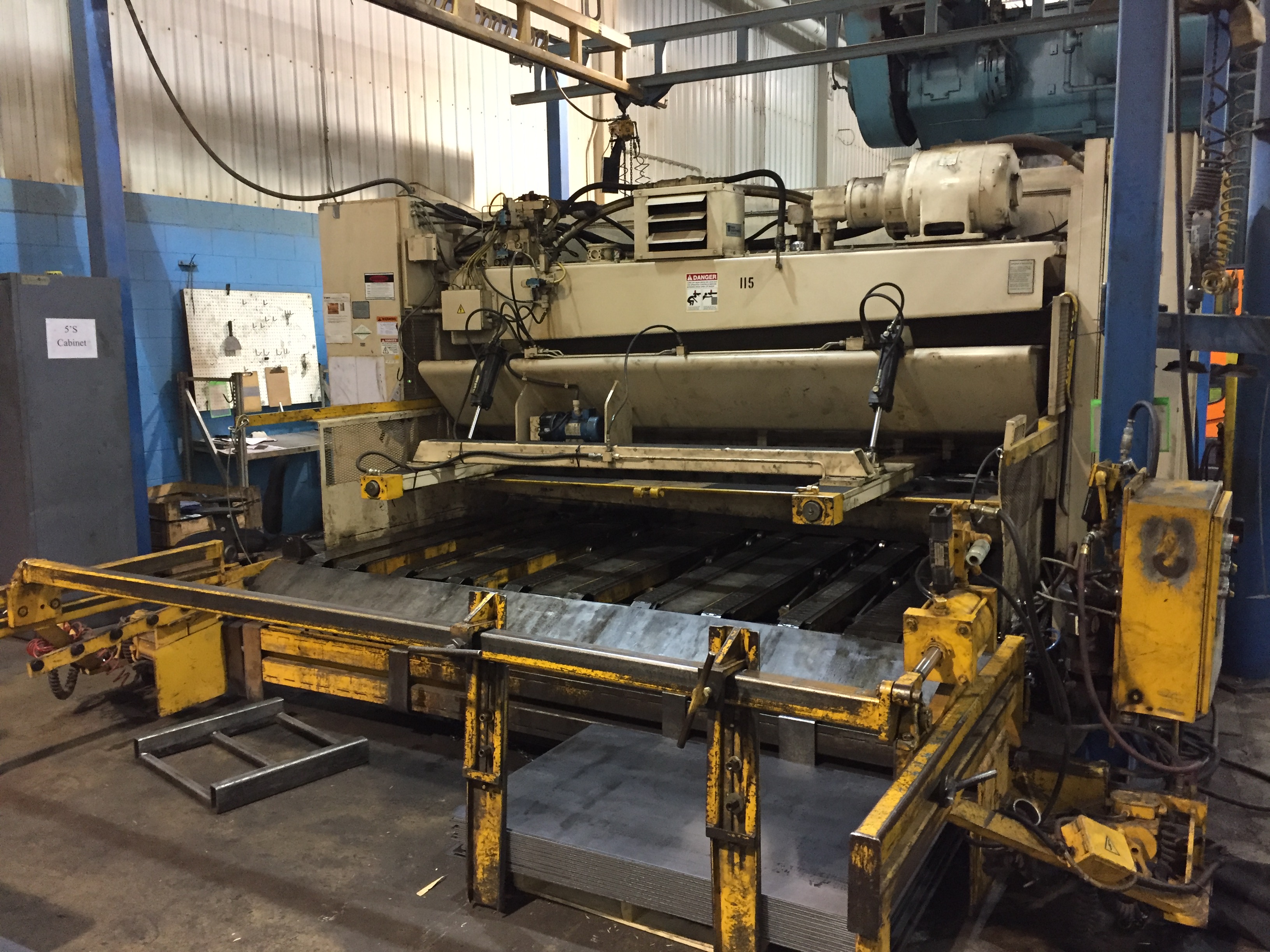 1/2" X 10' Cincinnati Model 5000 FSU Hydraulic Power Squaring Shear