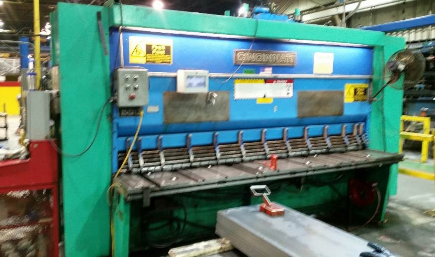 1/2" X 10' Cincinnati Model 5000 FSU Hydraulic Power Squaring Shear