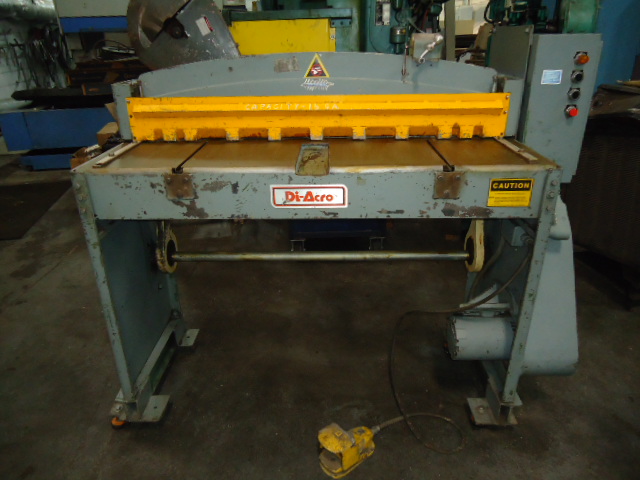 Diacro 4’ X 16 gauge Mechanical Power Shear
