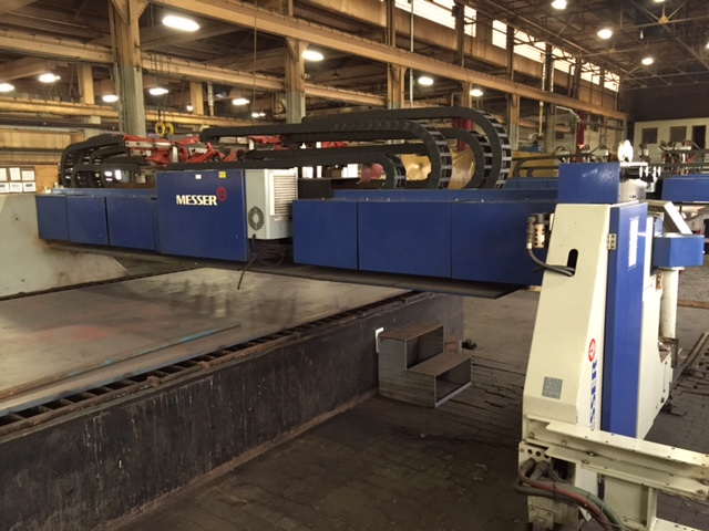 12' X 43' Messer Titan 12/10 Oxygen Cutting System