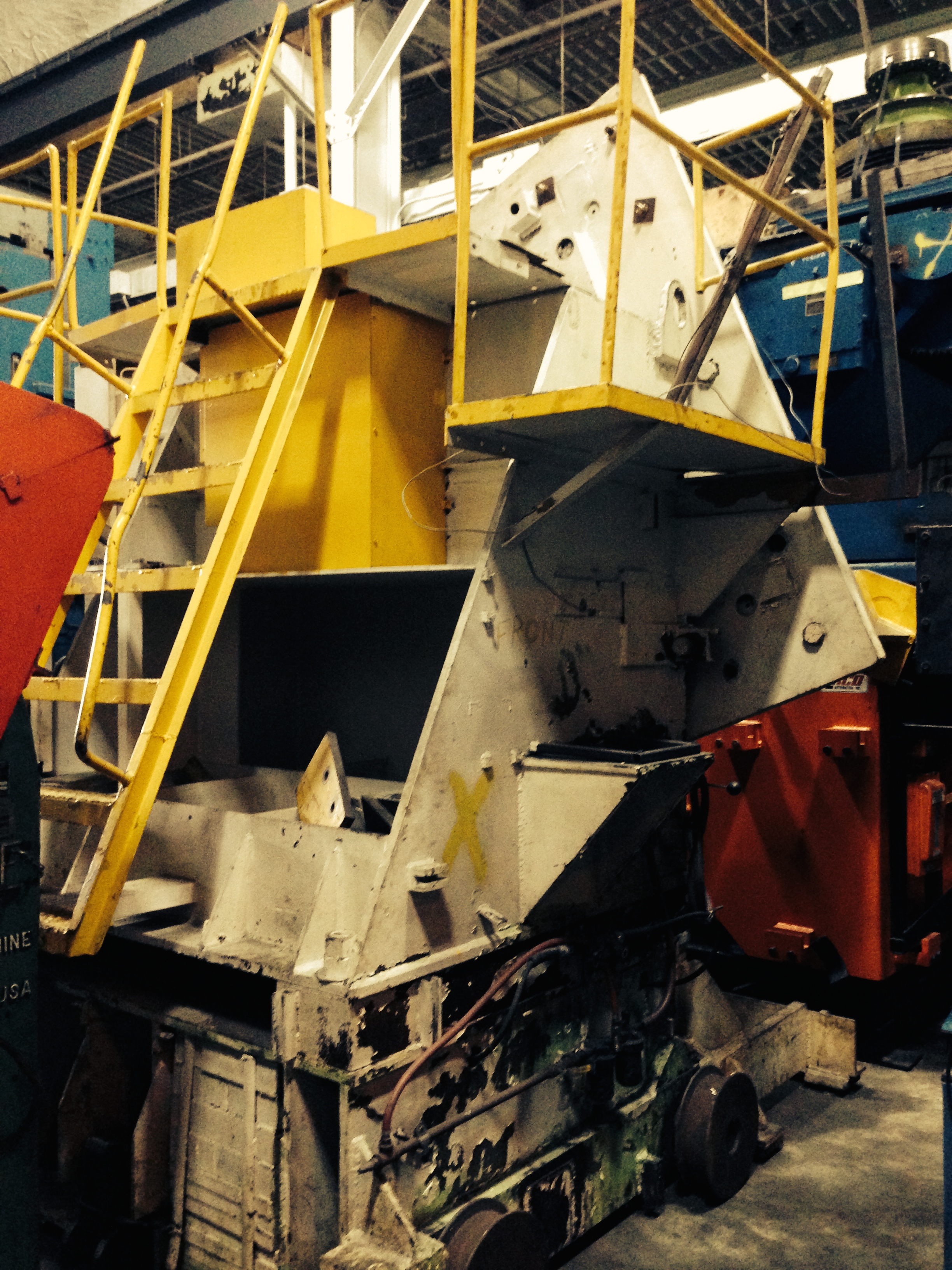 80,000 Lbs Aronson  Model HS/TS 80  Headstock / Tailstock