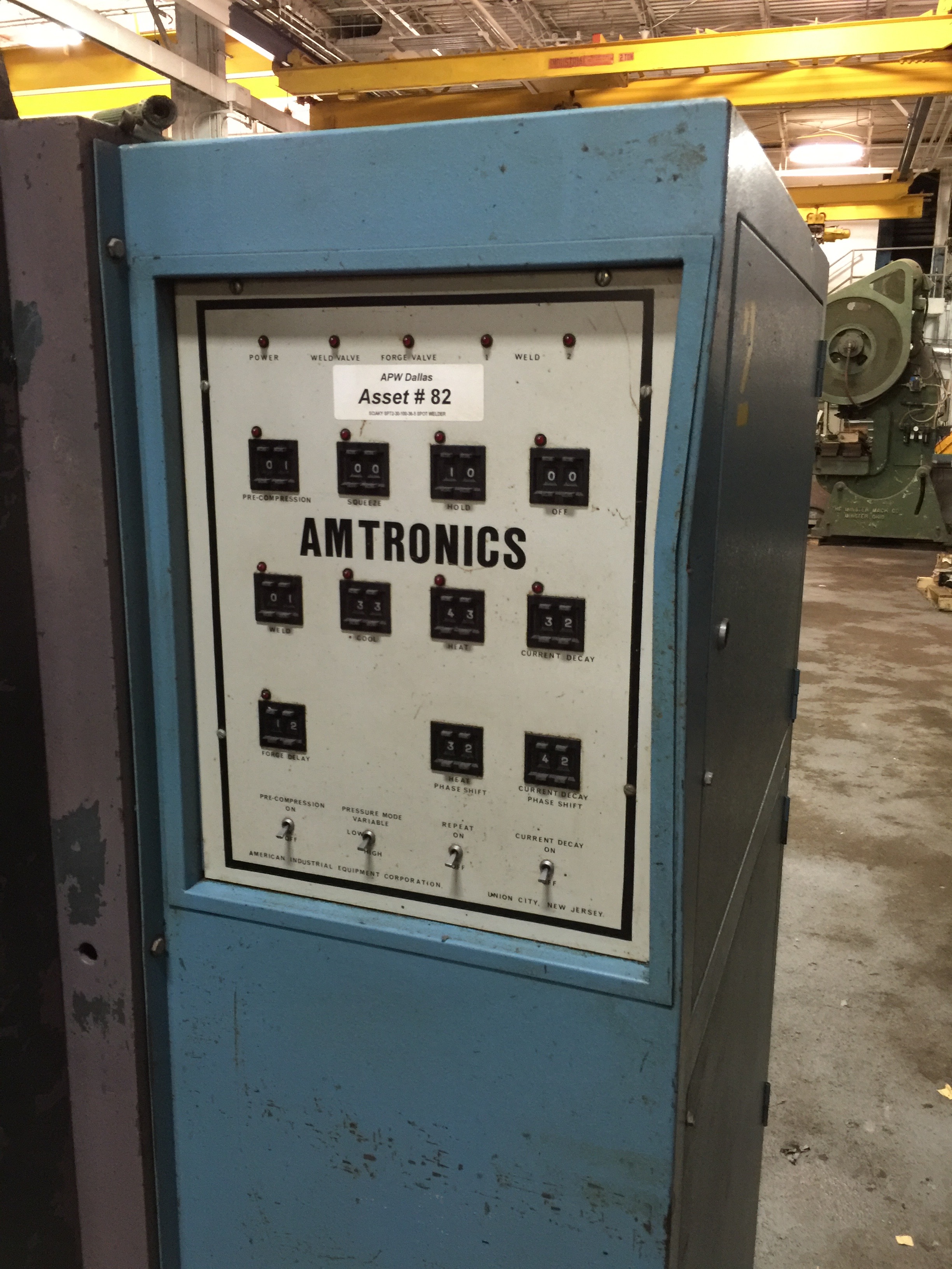 100 KVA  Sciaky Model SPT 2-30-100-36-5 100 KVA Spot Welder