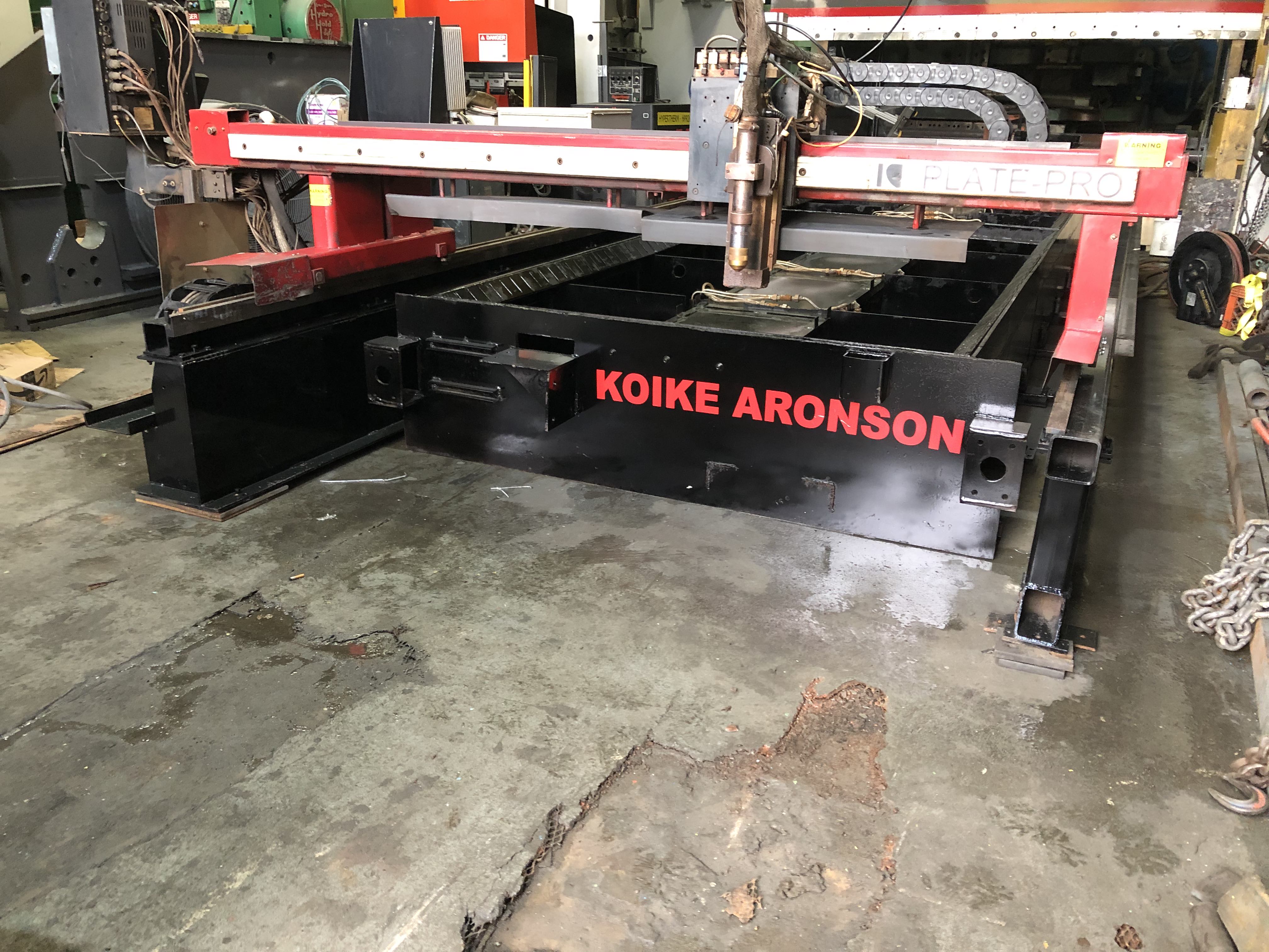 6' X 20'  Koike Plate Pro 2000  Plasma Cutting System