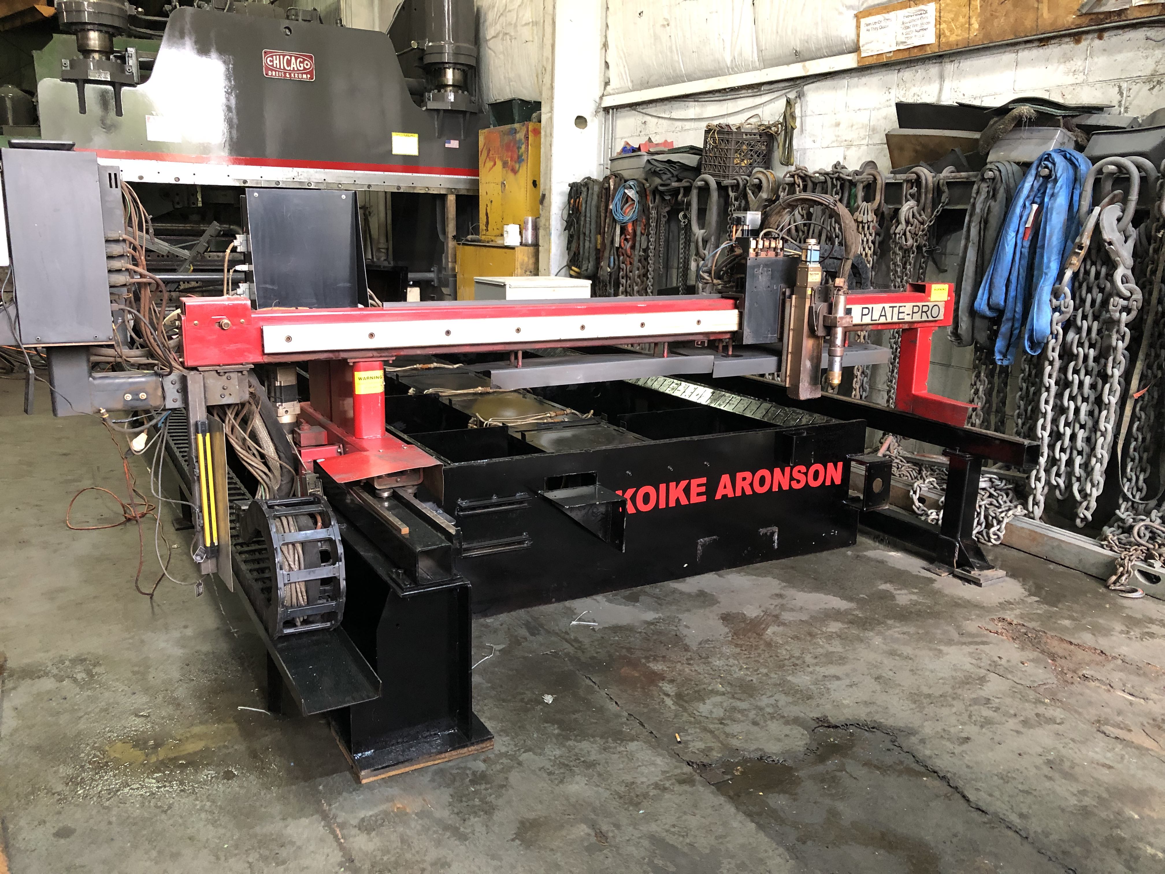 6' X 20'  Koike Plate Pro 2000  Plasma Cutting System