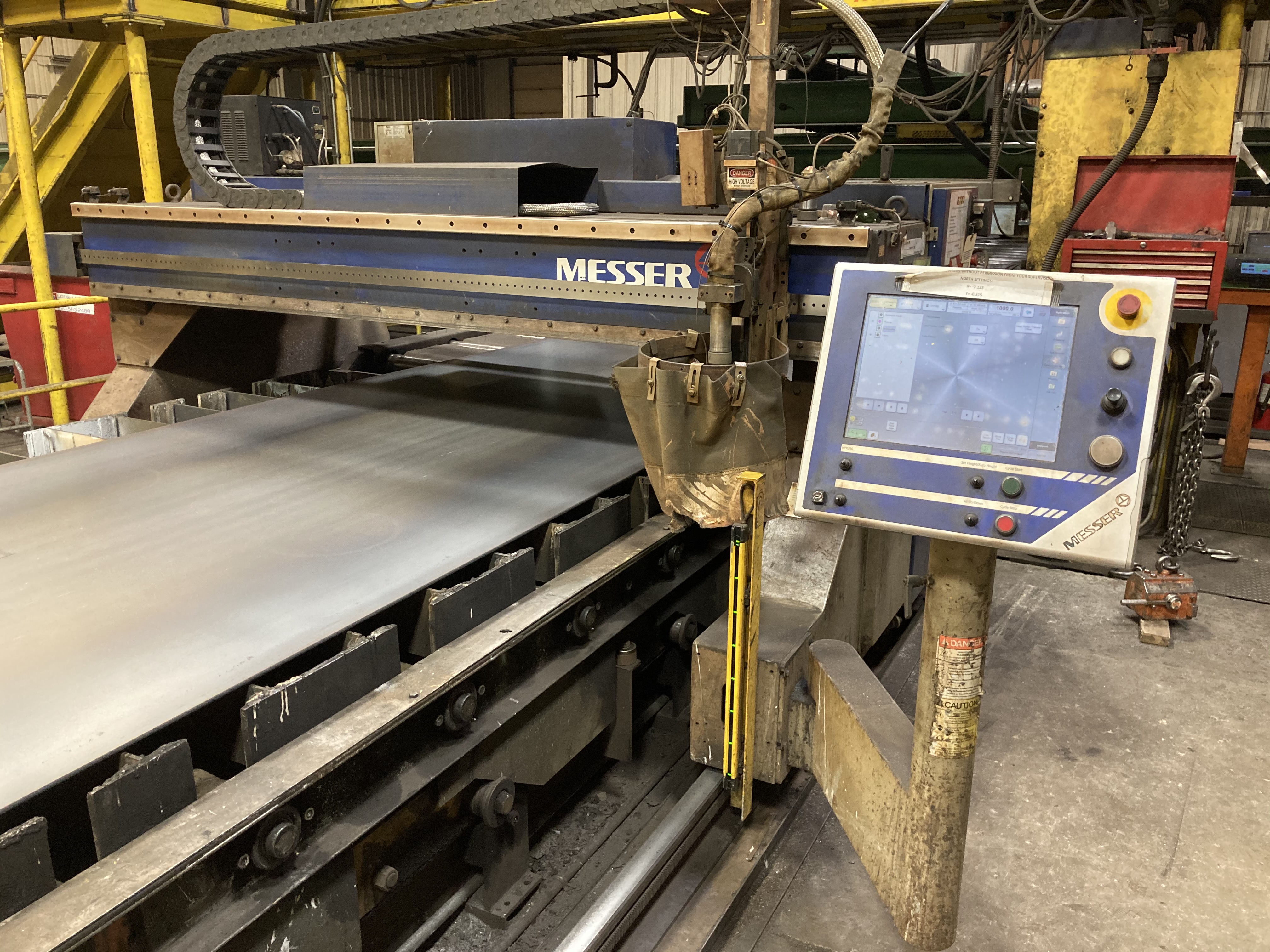 6' X 41' Messer Titan 6/4 CNC Plasma Cutting System