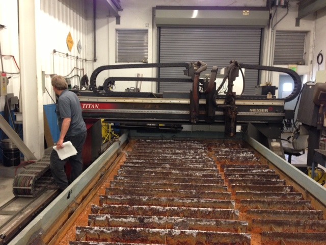 6' X 12' Messer Titan 6/4 LP Plasma  Cutting System