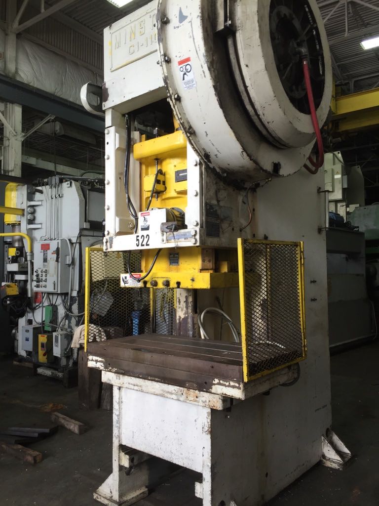 110 Ton Minster Model G1-110 Gap Frame Stamping Press