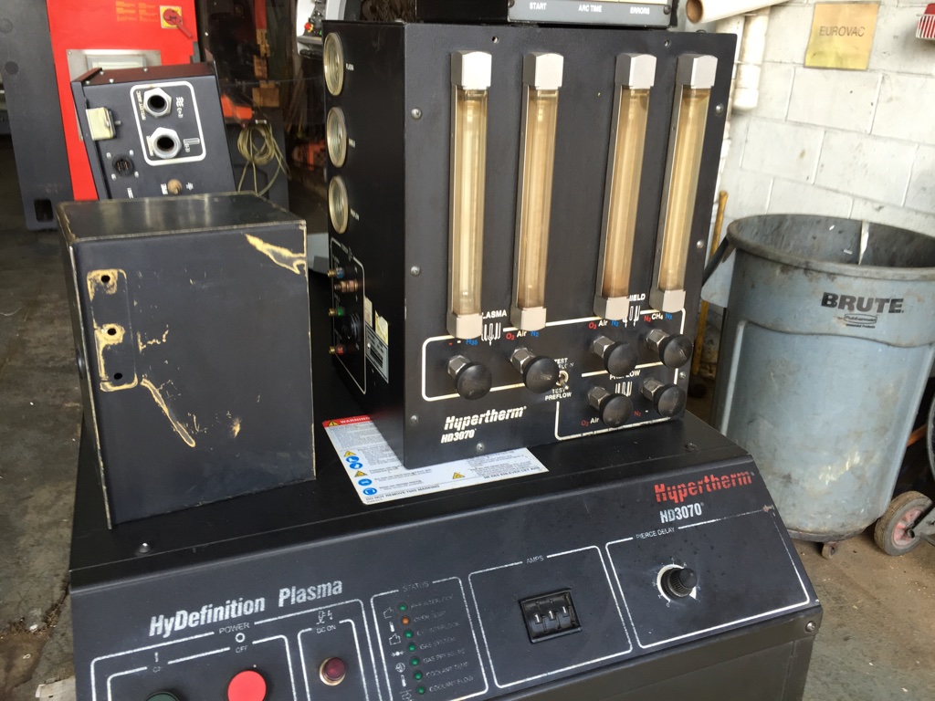 SOURCE ONLY: 100  Amp Hypertherm  HD3070  100 Amp  HyDefinition Plasma Power Source